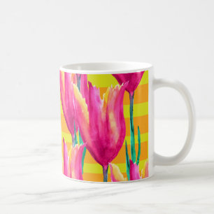Pinik Tulips mönster Mugg