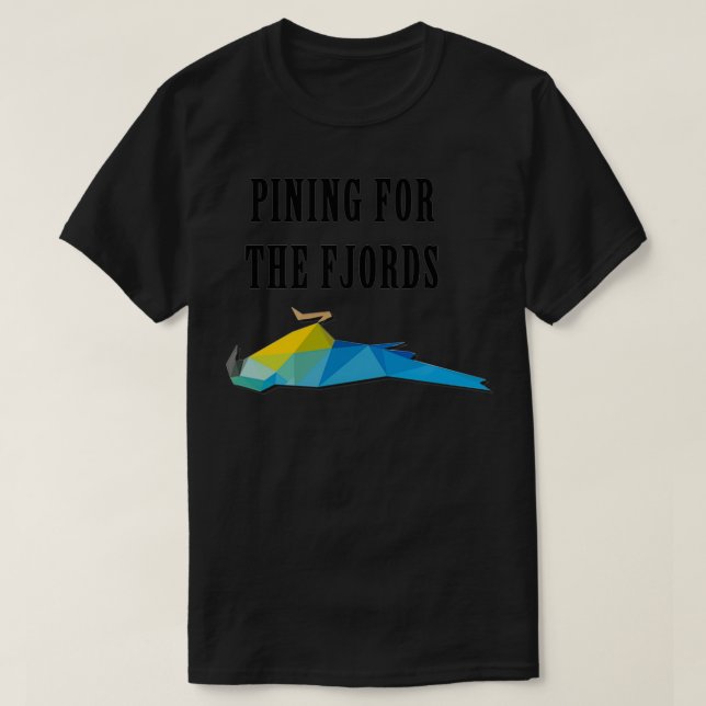 Pining for the fjords t shirt (Design framsida)