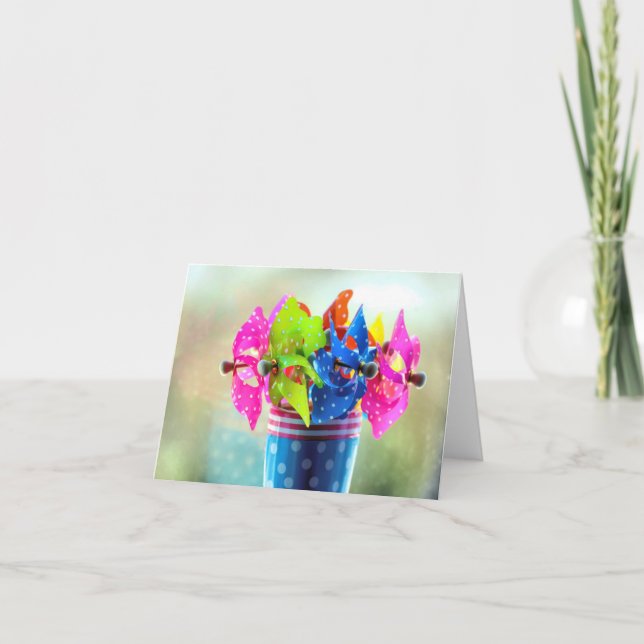 Pinjul bouquet kort (Framsida)