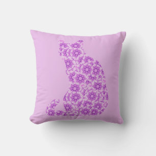 Pinjul Cat - lavender, lila Kudde
