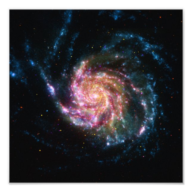 Pinjul Galaxy Spiral Space Fototryck (Framsidan)