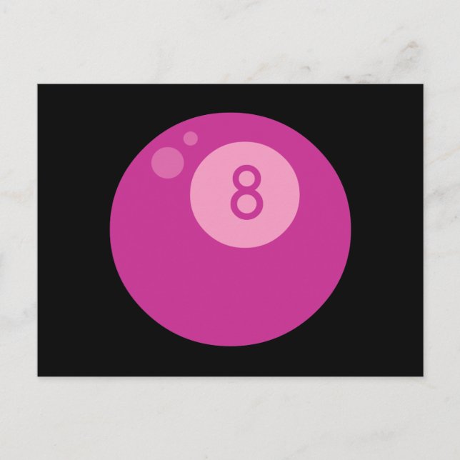 pink8ball vykort (Framsida)