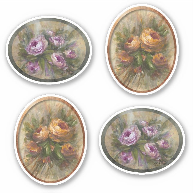 Pink 315 Roses Klistermärken (Framsida)