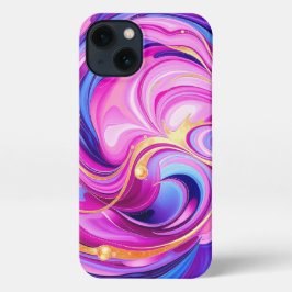 Pink Abstract Swirl
