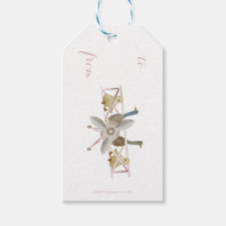 Pink Airplane Gift Tag  Presentetikett