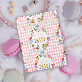 Pink Alice in Wonderland Tea for Two Birthday   Presentpapper
