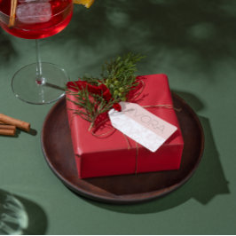 Pink Allure Editable Blush Feminine Branding Presentetikett