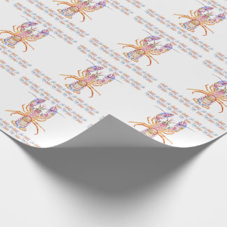 Pink and Blue Lobster Presentpapper