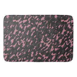 pink and gray camo abstract badrumsmatta