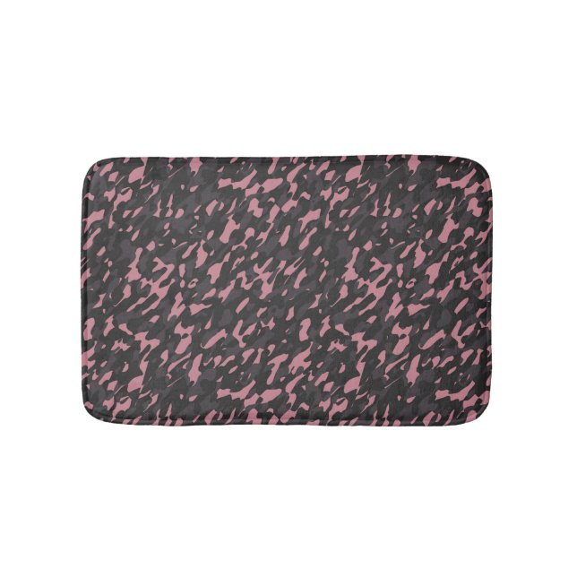 pink and gray camo abstract badrumsmatta (Framsidan)