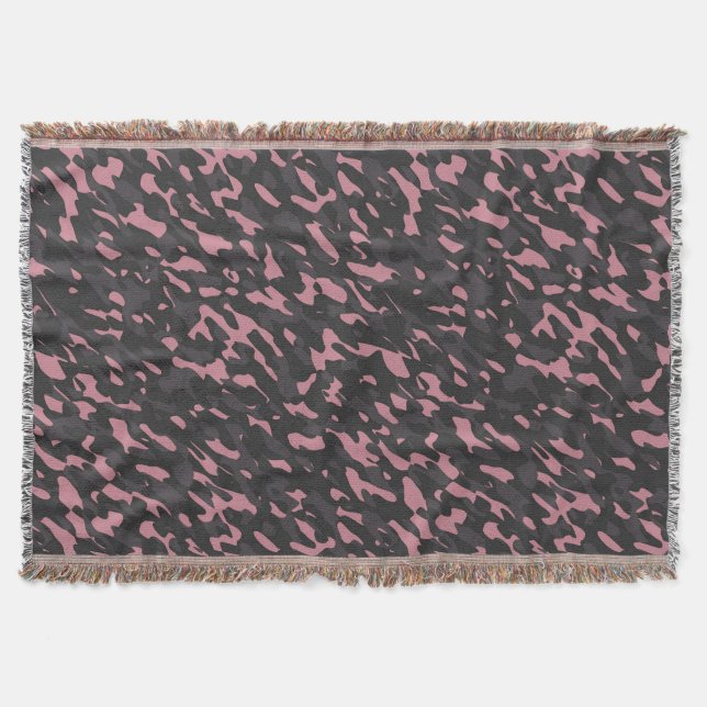 pink and gray camo abstract filt (Framsidan)