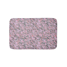 pink and gray green camo abstract badrumsmatta