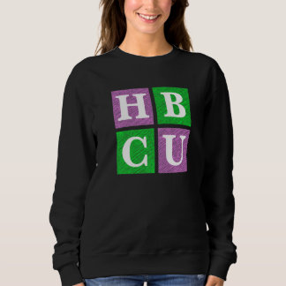 Pink and Green HBCU Block Letters   T Shirt
