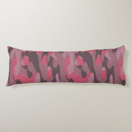 pink and mauve Camo abstract Kroppskudde