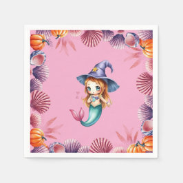 Pink And Purple Seashells Pappersservett