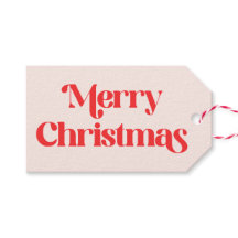 Pink and Red Christmas Groovy Modern Retro