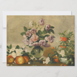 Pink and White Peony Flowers (Peonies Still Life) Kort