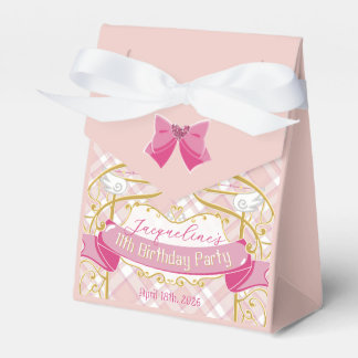 Pink Art Nouveau Princess Birthday Presentaskar
