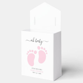 Pink Baby Feet Baby Shower Party, Girl Baby Shower Presentaskar