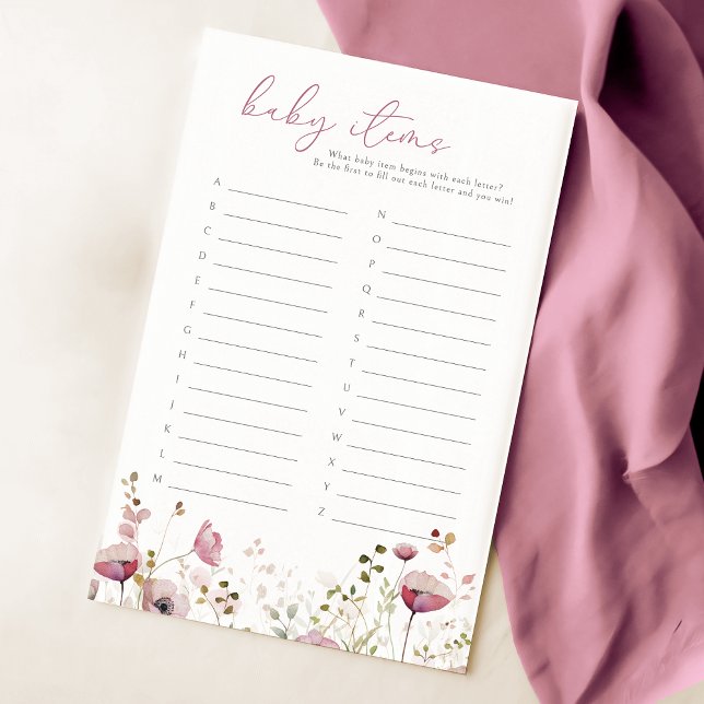 Pink Baby In Bloom Wildflower Baby Items Game (Skapare uppladdad)