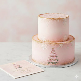 Pink Baby Its Cold Outside Baby Shower Pappersservett