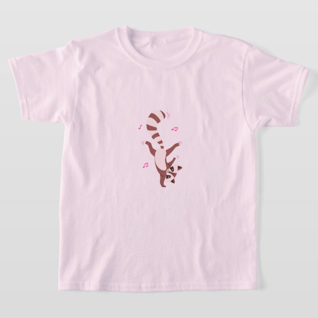 Pink Ballerina Kitty | Cute Toddler & Kids T-Shirt (Laydown)