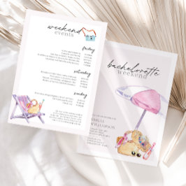 Pink Beach Sängkammarweekend  Inbjudningar