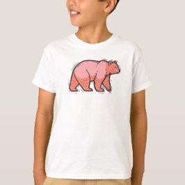 Pink Bear Pop Art T Shirt