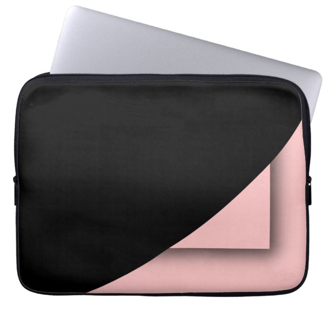 Pink black laptop fodral (Framsidan)