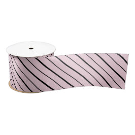 Pink & Black Stripes Gift Wrapping 