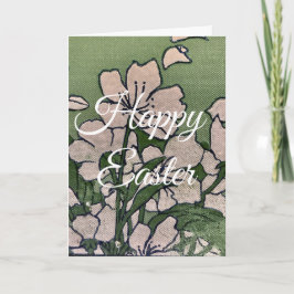 Pink Blossom Cascade Helgkort