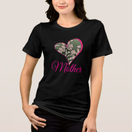 Pink Blossom Green T Shirt