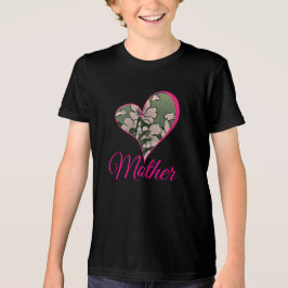 Pink Blossom Green T Shirt