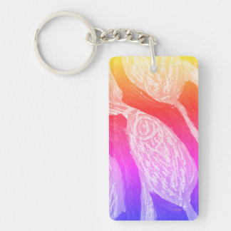 Pink Blossom & Have A Nice Day. Schlüsselanhänger