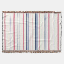 Pink blue and white stripes filt