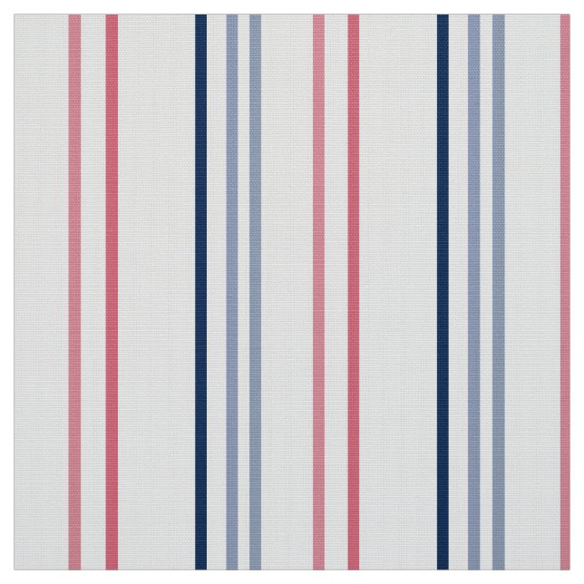 Pink blue and white stripes tyg (Provkarta)