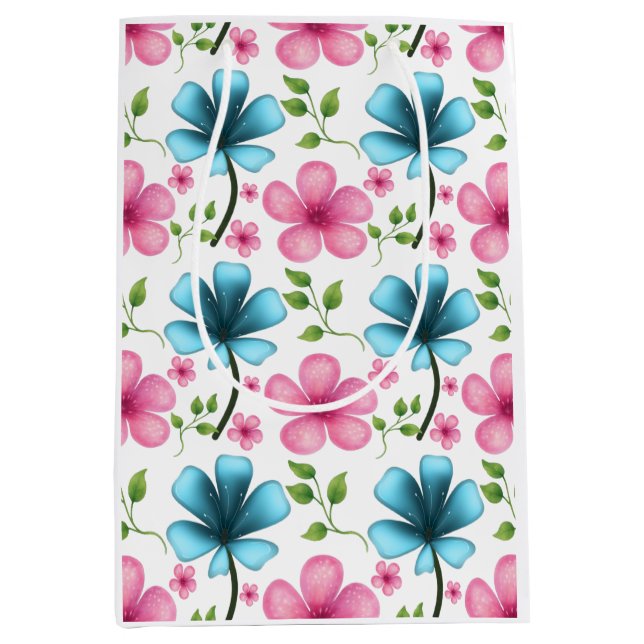 Pink & Blue Floral Seamless Pattern (Framsidan)
