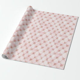 Pink Blush Gold Tufts Birthday Presentpapper