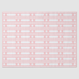 Pink Bone Inlay Dots Border Decoupage Paper