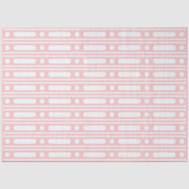 Pink Bone Inlay Dots Border Decoupage Paper