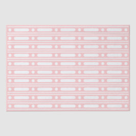 Pink Bone Inlay Dots Border Decoupage Paper