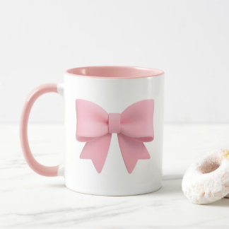 Pink Bow Coffee Mug 🎀 Mugg
