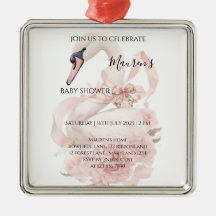 Pink Bow Flicka Baby Shower 