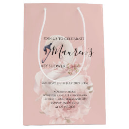 Pink Bow Girl Baby Shower 