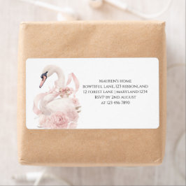 Pink Bow Girl Baby Shower  Fraktsedel