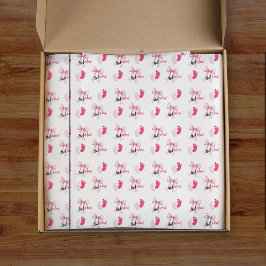 Pink Bow Girl Mom Ribbon Cute Baby Shower