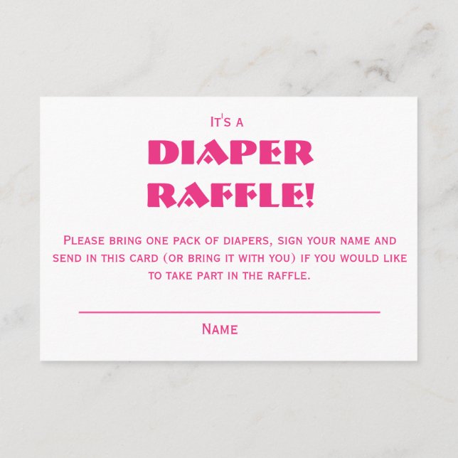 Pink Bows Baby Shower Tilläggskort (Baksida)