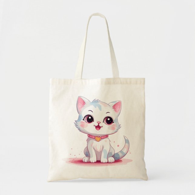 Pink Cat Tygkasse (Framsidan)