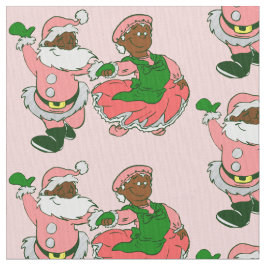  pink christmas black santa claus wife  tyg