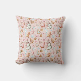 Pink Christmas Kudde